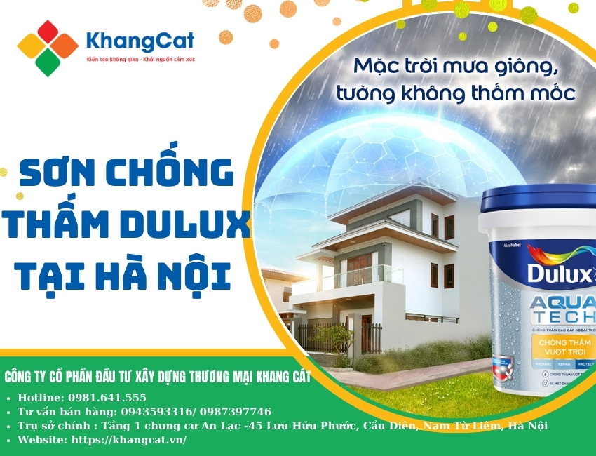 Những điều cần biết khi mua sơn chống thấm Dulux tại Hà Nội